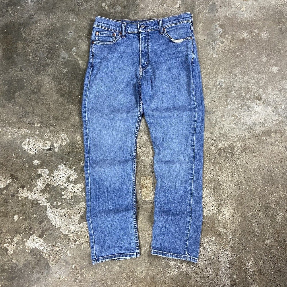 Levi's 511 Jeans Size 33x30 Blue Denim Medium Wash Slim Fit Narrow Leg Casual